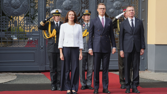 Somijas prezidenta un dzīvesbiedres valsts vizīte Latvijā