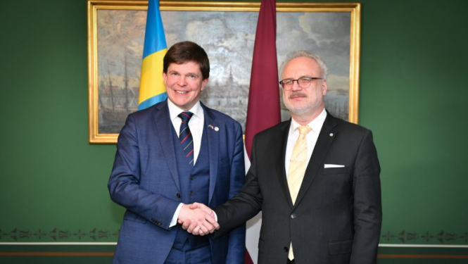 E. Levits un A. Norlēns: mums ir kopīga izpratne par Eiropai būtiskiem jautājumiem