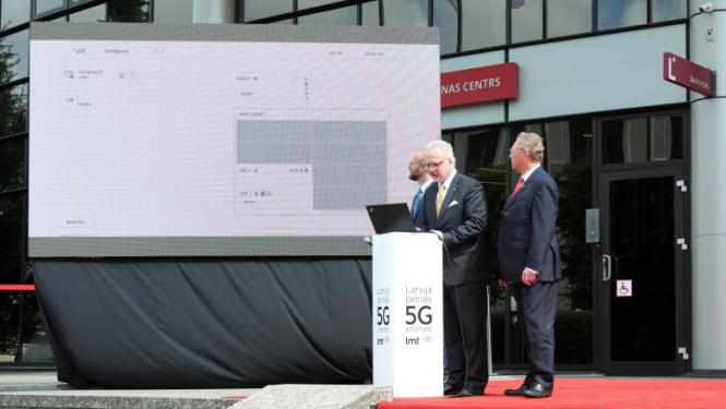 Valsts prezidenta uzruna LMT 5G tīkla atklāšanas pasākumā