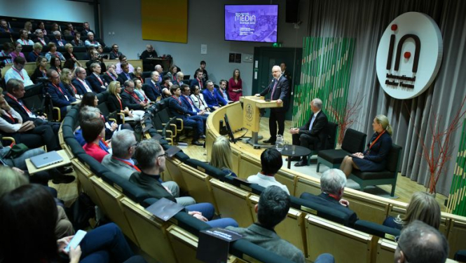 Valsts prezidenta Egila Levita uzruna forumā “Reinventing Media Bussiness”