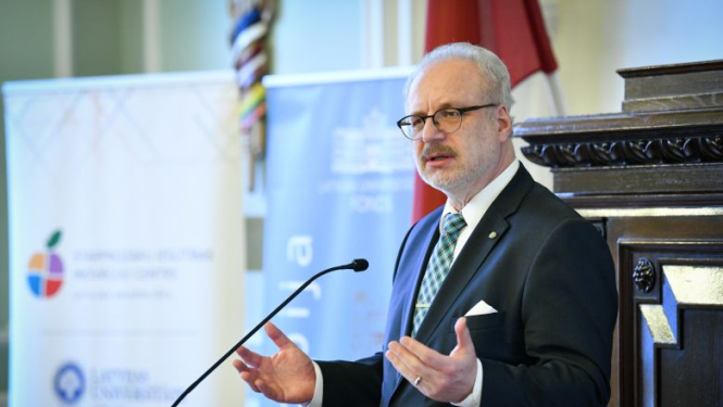 Valsts prezidenta Egila Levita runa “Ekselences balvas” pasniegšanas ceremonijā