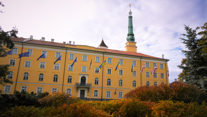 Rīgas pils rudenī