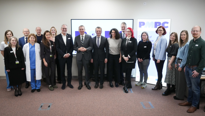 29.01.2025. Valsts prezidenta Edgara Rinkēviča dalība Precīzijas medicīnas centra pediatrijā atklāšanas pasākumā