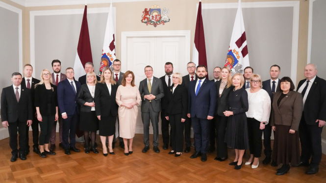 07.01.2025. Valsts prezidenta tikšanās ar Saeimas frakcijas “Jaunā Vienotība” pārstāvjiem