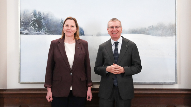 Valsts prezidents tiekas ar Eiropas Komisijas ģenerālsekretāri