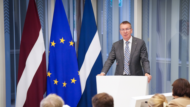 Valsts prezidenta Edgara Rinkēviča uzruna konferencē Saeimā