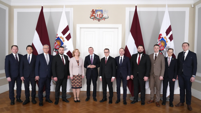 Valsts prezidenta Edgara Rinkēviča tikšanās ar Saeimas frakciju "Nacionālā apvienība"