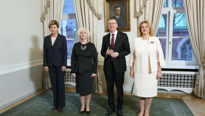 30.01.2025. Valsts prezidenta Edgara Rinkēviča dalība ikgadējās Saeimas ārpolitikas debatēs