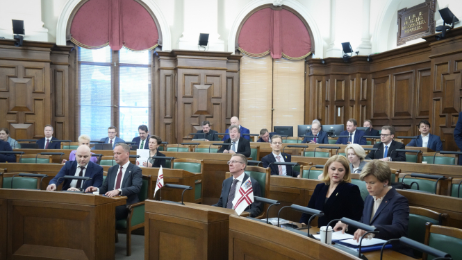 29. janvārī Valsts prezidents Edgars Rinkēvičs piedalījās Saeimas ārlietu debatēs.