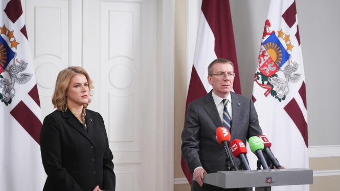 Valsts prezidenta Edgara Rinkēviča tikšanās ar Ministru prezidenti Eviku Siliņu