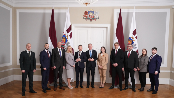 Valsts prezidenta Edgara Rinkēviča tikšanās ar Saeimas frakcijas “Stabilitātei!” pārstāvjiem