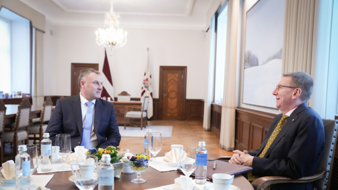 Valsts prezidenta Edgara Rinkēviča tikšanās ar ģenerālprokuroru Juri Stukānu