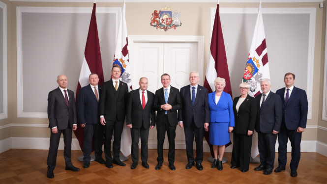 Valsts prezidenta Edgara Rinkēviča tikšanās ar Saeimas frakcijas “Zaļo un Zemnieku savienība" pārstāvjiem