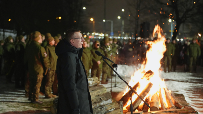 Valsts prezidenta Edgara Rinkēviča uzruna Zaķusalas 1991. gada barikāžu aizstāvju atceres brīdī un jaunsargu svinīgā solījuma ceremonijā