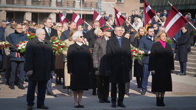 25.03.2025. Valsts prezidenta Edgara Rinkēviča uzruna Komunistiskā genocīda upuru piemiņas dienā pie padomju okupācijas upuru piemiņas memoriāla “Vēstures taktīla”