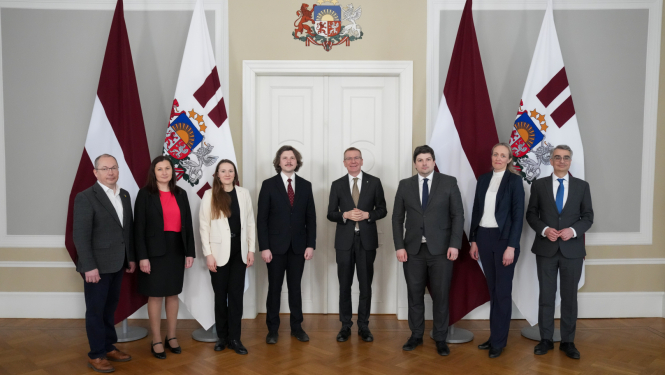 Valsts prezidents tiekas ar Valsts konkurētspējas komisijas locekļiem