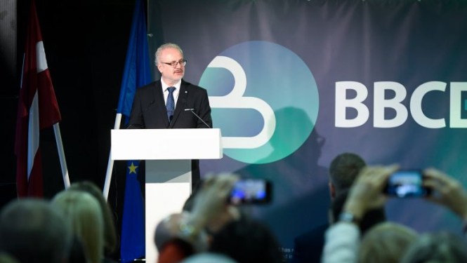 Valsts prezidenta Egila Levita uzruna Baltijas Biomateriālu ekselences centra atklāšanā