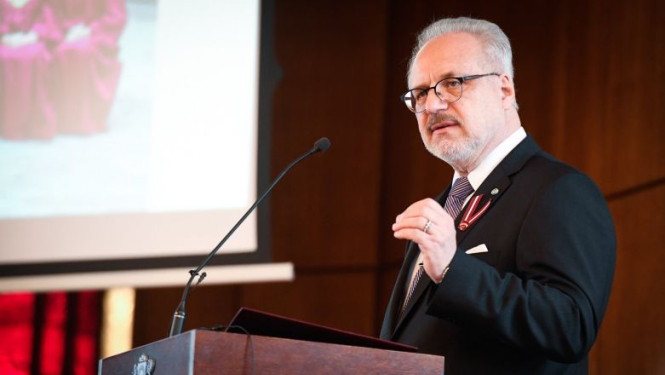 Valsts prezidenta Egila Levita uzruna Rīgas apgabaltiesas 2019. gada 15. novembra pārskata sanāksmē