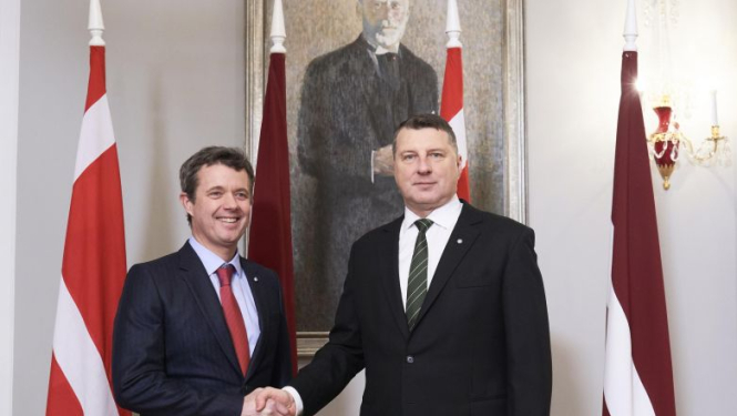 Valsts prezidents: Dānija ir svarīgs Latvijas partneris aizsardzības un reģionālās drošības jomā