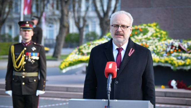 Valsts prezidenta Egila Levita uzruna sabiedrībai Latvijas Republikas neatkarības atjaunošanas dienā