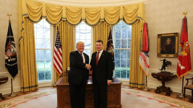 Valsts prezidenta paziņojums par trīs Baltijas valstu un ASV samita rezultātiem