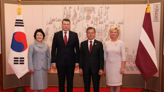 Valsts prezidents: Latvijai un Dienvidkorejai potenciāls ciešākai sadarbībai izpētes un inovatīvu tehnoloģiju jomā