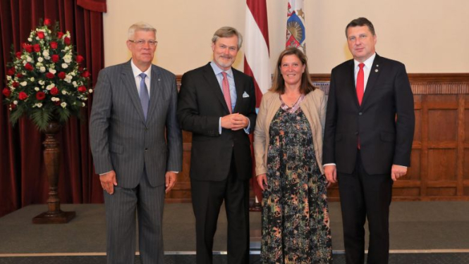 Valsts prezidents Rīgas pilī sveic Lielās Talkas koordinatorus un atbalstītājus