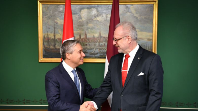 Valsts prezidents: Latviju un Kanādu vieno vislabākās iespējamās attiecības