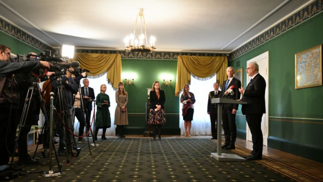 Valsts prezidenta Egila Levita un Ministru prezidenta Krišjāņa Kariņa 18. marta mediju brīfings – aktuālais komentārs sabiedrībai