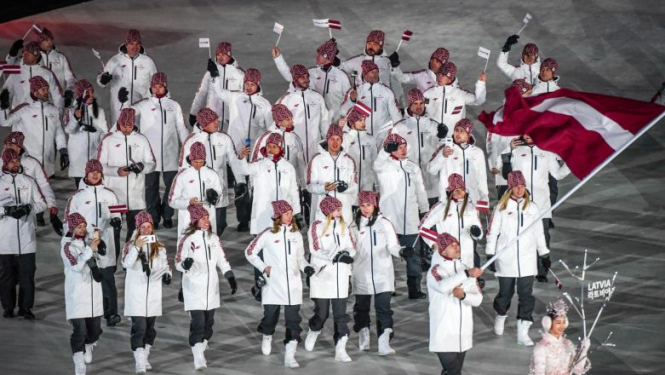 Valsts prezidents piedalās XXIII Ziemas olimpisko spēļu atklāšanā Phjončhanā