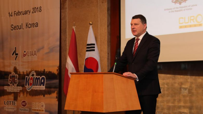 Valsts prezidents Seulā atklāj pirmo Latvijas – Dienvidkorejas biznesa forumu