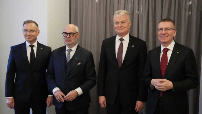 06.12.2024. Baltijas valstu un Polijas prezidentu tikšanās Klaipēdā.