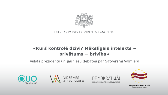 Valsts prezidenta un jauniešu debates par Satversmi Valmierā