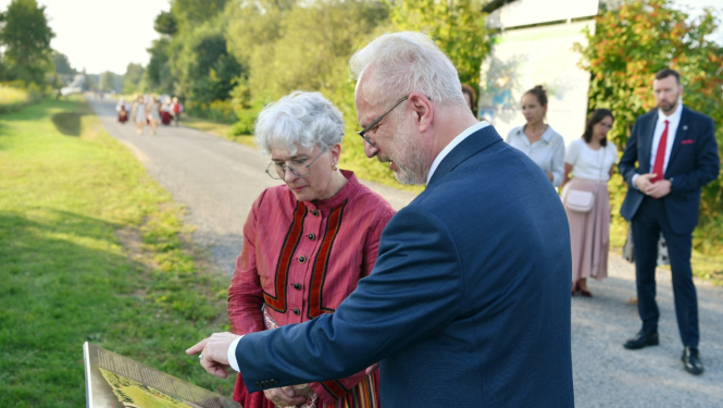 Sandra Kalniete un Egils Levits