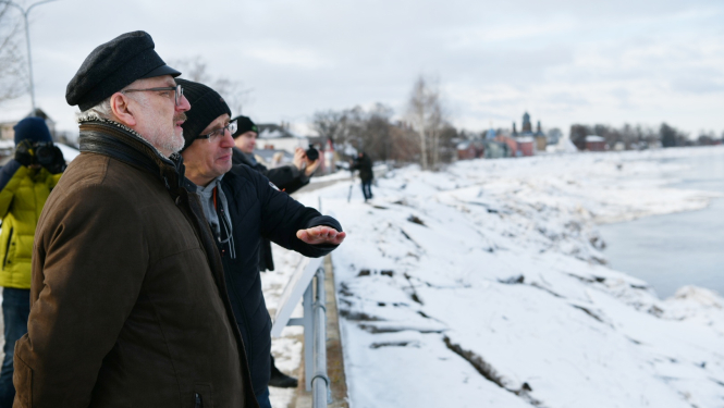 21.01.2023. Valsts prezidents Egils Levits apmeklē Jēkabpili. Foto autors: Ilmārs Znotiņš, Valsts prezidenta kanceleja.