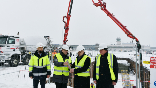 07.12.2022. Valsts prezidents Egils Levits piedalās “Rail Baltica” starptautiskās stacijas kapsulas iemūrēšanās pasākumā. Foto autors: Ilmārs Znotiņš, Valsts prezidenta kanceleja.