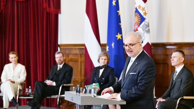 Valsts prezidenta Egila Levita referāts “Dītrihs Andrejs Lēbers un Latvijas valsts” starptautiskajā konferencē “Dītrihs Andrejs Lēbers (Dietrich André Loeber) – 100. Vācbaltietis un Latvijas pilsonis, starptautisko tiesību speciālists un laikabiedrs”