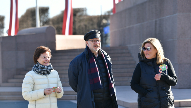 Andra Levite, Egils Levits, Vita Jaunzeme