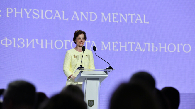 Andra Levite Kijivā piedalās Ukrainas prezidenta Volodimira Zelenska dzīvesbiedres Olenas Zelenskas rīkotajā samitā “Ukraina un pasaule: Nākotni atjaunojam kopā”