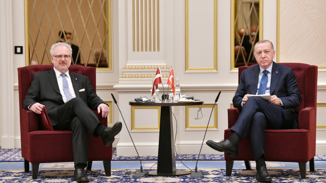 Latvijas Valsts prezidents un Turcijas Valsts prezidents