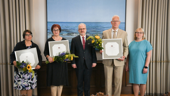 Antra Mazūra, Meldra Usenko, Egils Levits, Ainārs Lerhis, Māra Sprūdža