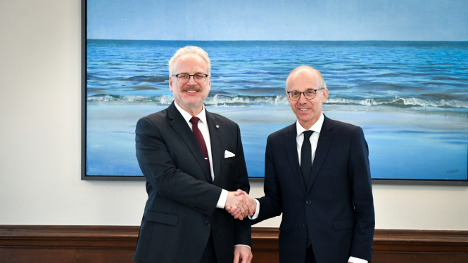 Egils Levits un Luc Frieden