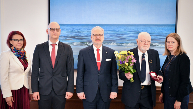 Ilze Garoza, Kristaps Grasis, Egils Levits, Austris Grasis, Ieva Freinberga