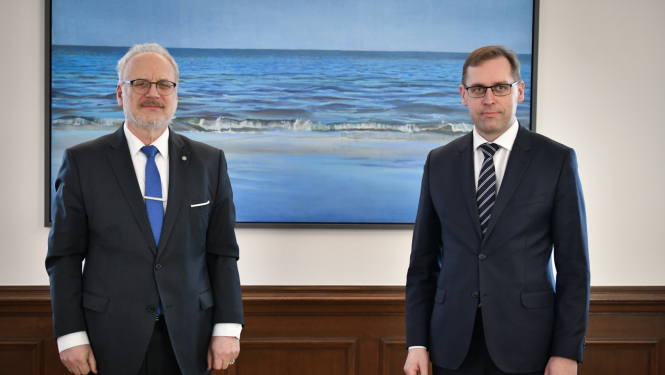 Egils Levits un Rolands Irklis