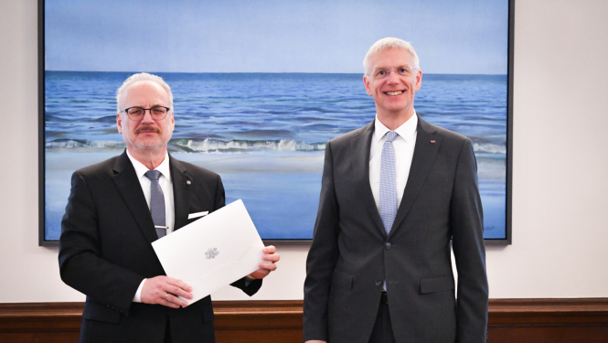 22.11.2022. Valsts prezidents Egils Levits tiekas ar Ministru prezidentu Krišjāni Kariņu 