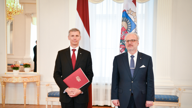 Marģers Krams un Egils Levits