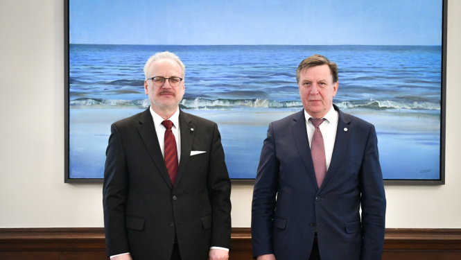 Egils Levits un Māris Kučinskis