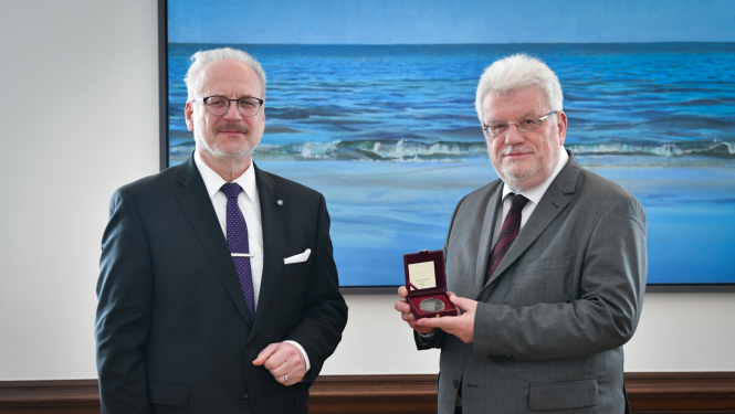 Egils Levits un Gunars Nagels