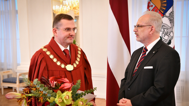 Jānis Pleps un Egils Levits