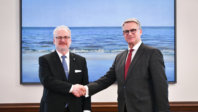 Egils Levits un Nauris Puntulis